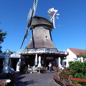 alte Mühle auf der Nordseeinsel Norderney