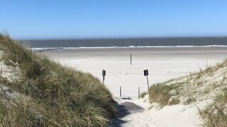 Weg durch die Dünen auf Norderney